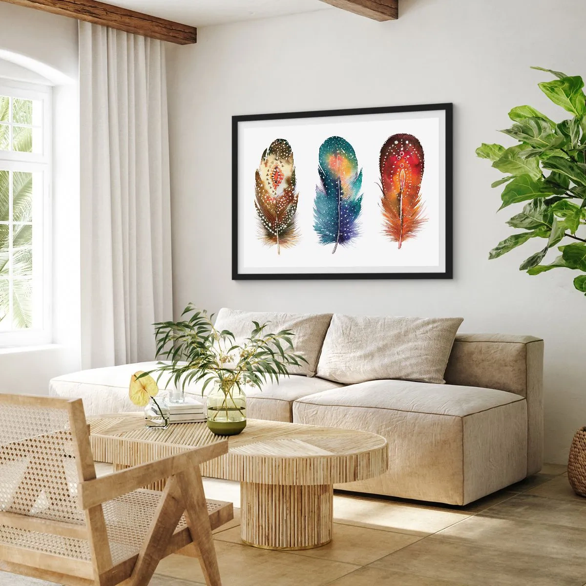 Plagát v čiernom ráme - Rituály, obrady, tajomstvá - 100x70 cm