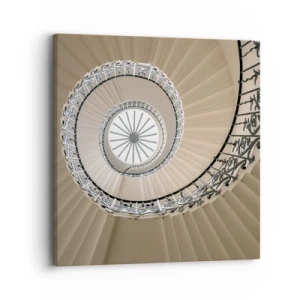 Obraz na plátne - Vnútri mušle - 30x30 cm