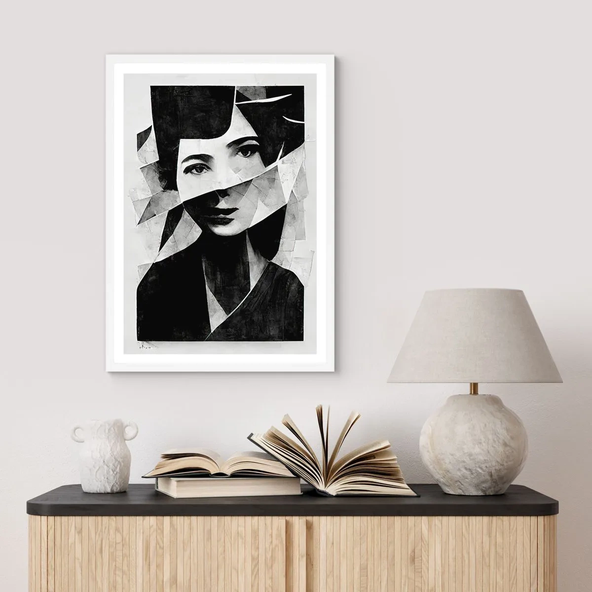 Plagát v bielom ráme - Niečo o tebe… - 40x50 cm