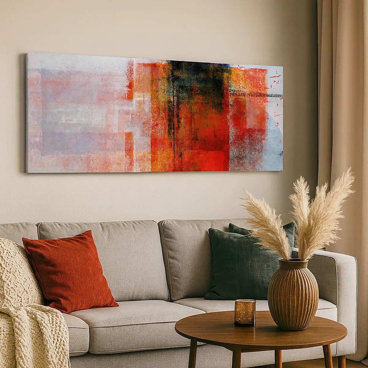 Obraz na plátne - Žiariaca kompozícia - 30x30 cm