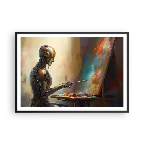 Plagát v čiernom ráme - Umenie budúcnosti - 100x70 cm