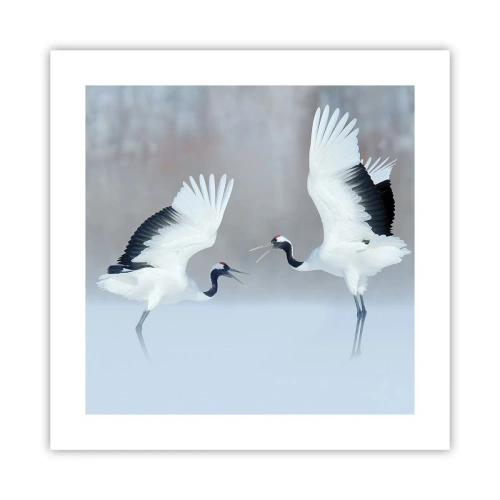 Plagát - Tanec v hmle - 40x40 cm