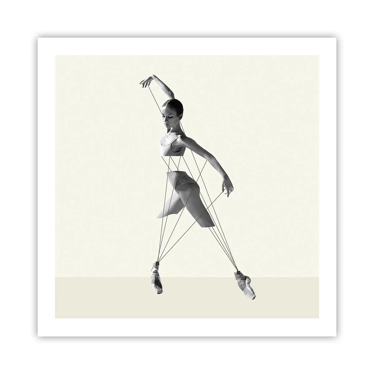 Plagát - V divadle sveta - 60x60 cm