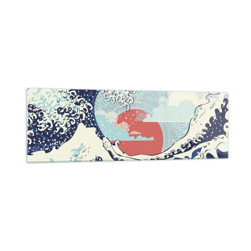 Obraz na skle - Z japonských inšpirácií - 160x50 cm