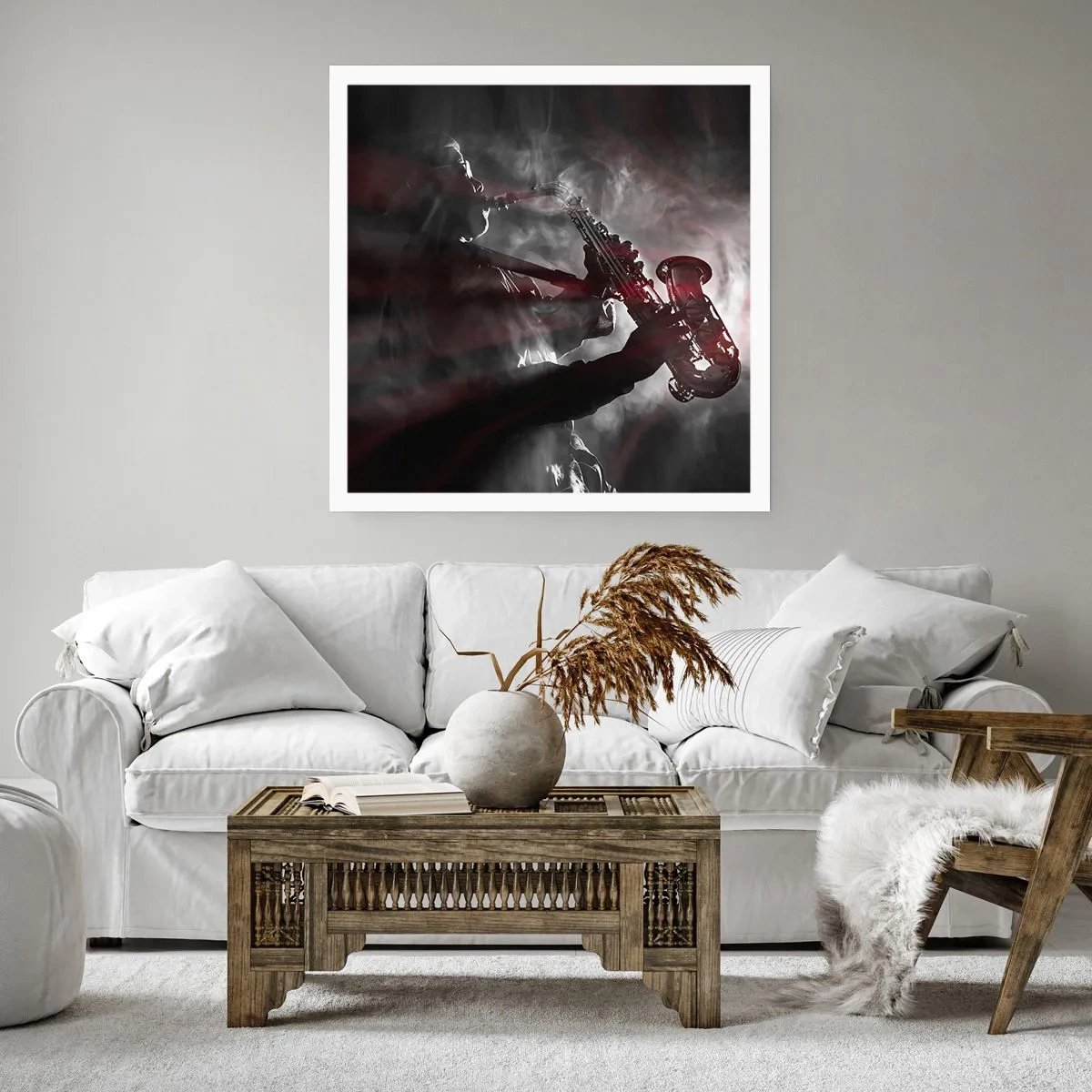 Plagát - V oparoch jazzu - 60x60 cm