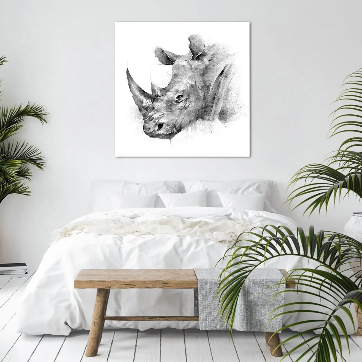 Obraz na plátne - Africký portrét - 50x50 cm