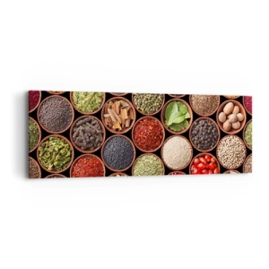 Obraz na plátne - Všetky chute sveta - 90x30 cm