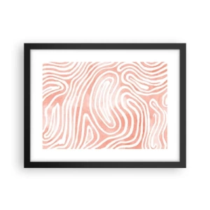 Plagát v čiernom ráme - V koralovom labyrinte - 40x30 cm