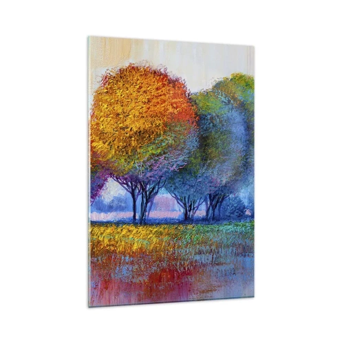 Obraz na skle - Trs žiarivých farieb - 80x120 cm