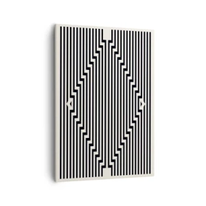 Obraz na plátne - Geometrická ilúzia - 50x70 cm