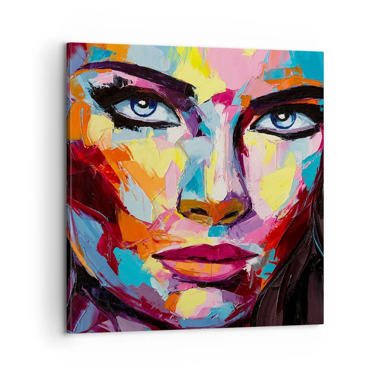 Obraz na plátne - Tiež farebná duša - 60x60 cm