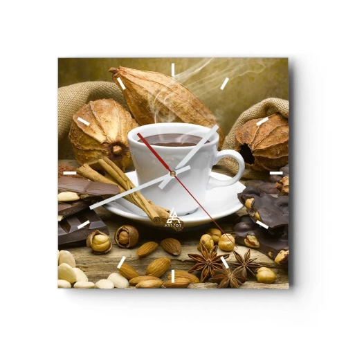 Nástenné hodiny - Pre hľadajúcich vzrušenie - 30x30 cm