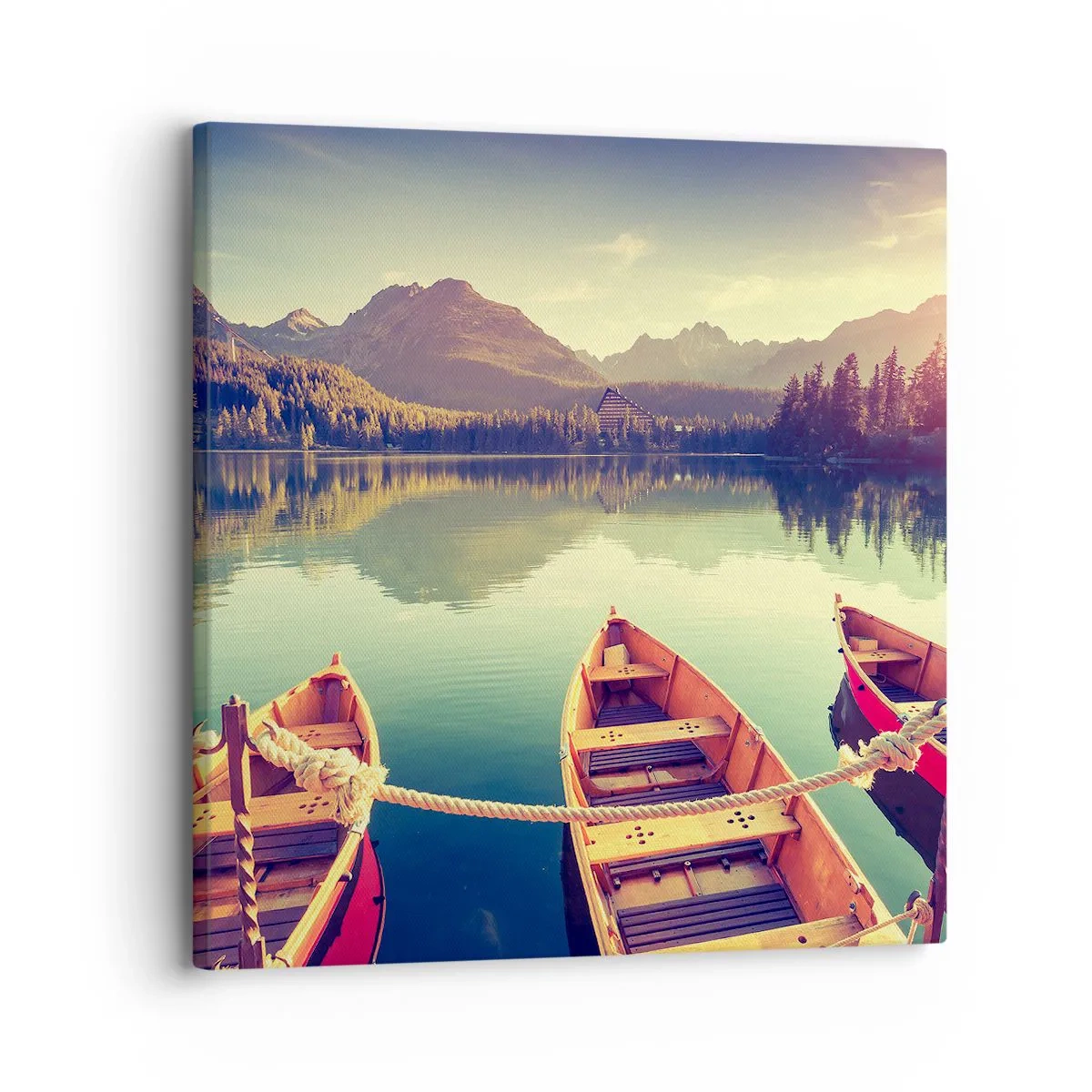 Obraz na plátne - Žiť podľa jej zákonov - 30x30 cm