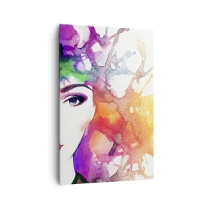 Obraz na plátne - S hlavou v oblakoch - 80x120 cm