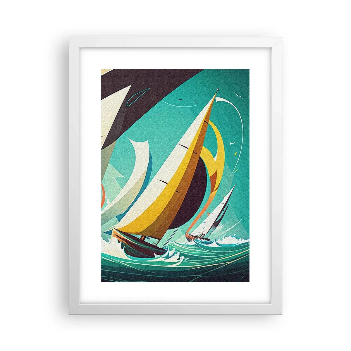 Plagát v bielom ráme - Ako vychádzať so živlami - 30x40 cm