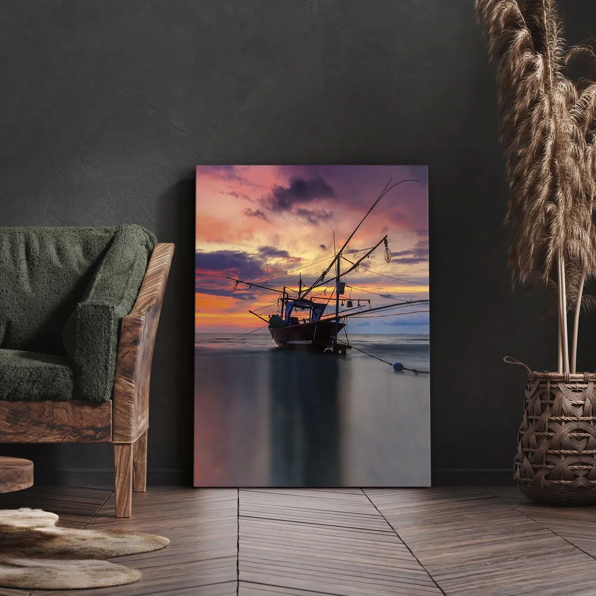 Obraz na plátne - Exotický večer - 50x70 cm