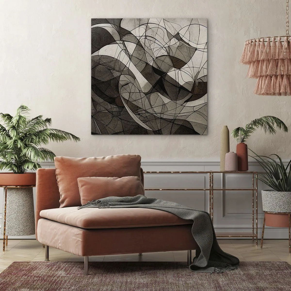 Obraz na plátne - Obeh farieb Zeme - 70x70 cm