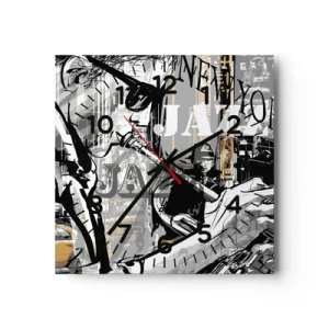 Nástenné hodiny - V rytme New Yorku - 30x30 cm