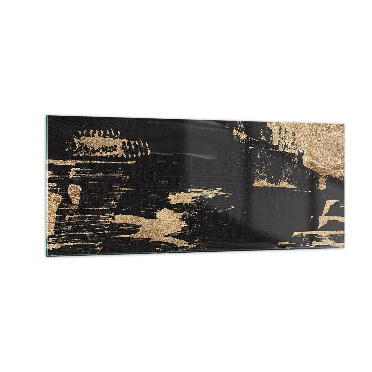 Obraz na skle - Stopa dotyku - 100x40 cm