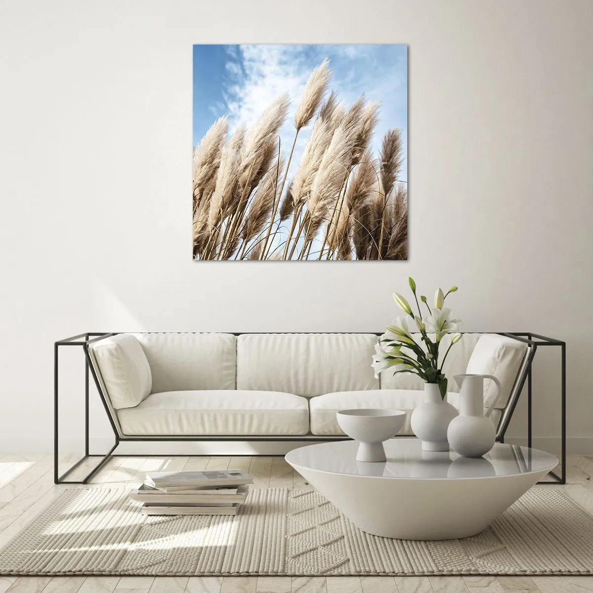 Obraz na skle - Slnečné a veterné pohladenie - 70x70 cm