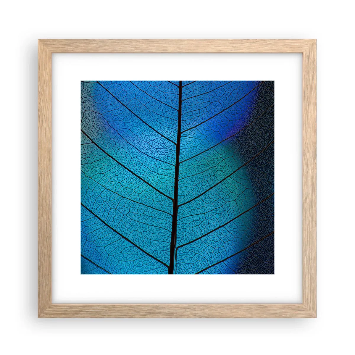 Plagát v ráme zo svetlého duba - Až do detailov - 30x30 cm