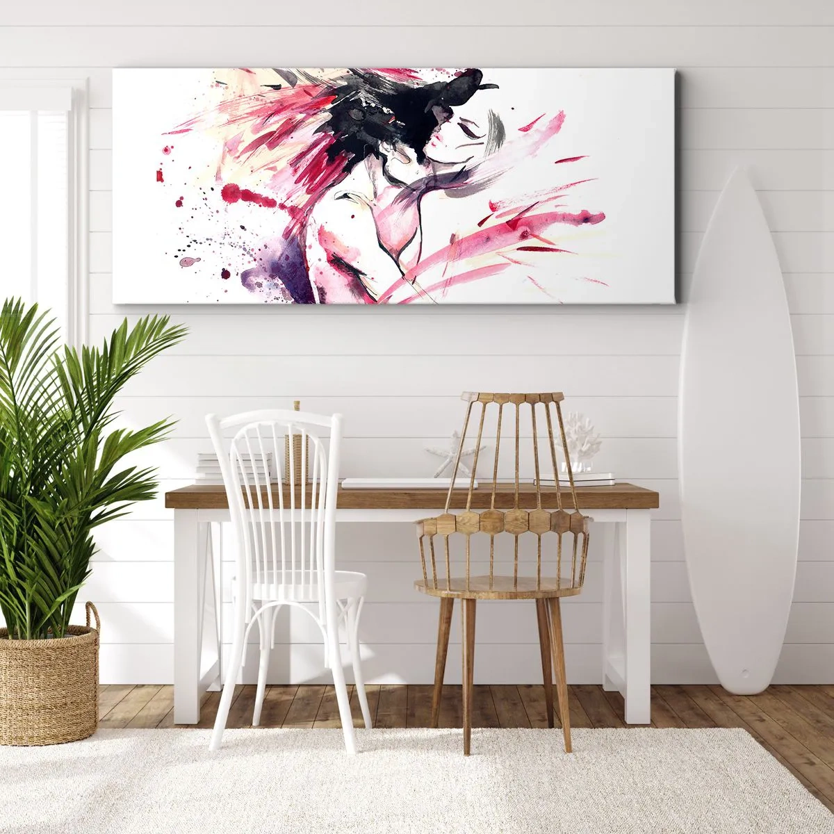 Obraz na plátne - Milostné naplnenie - 100x40 cm