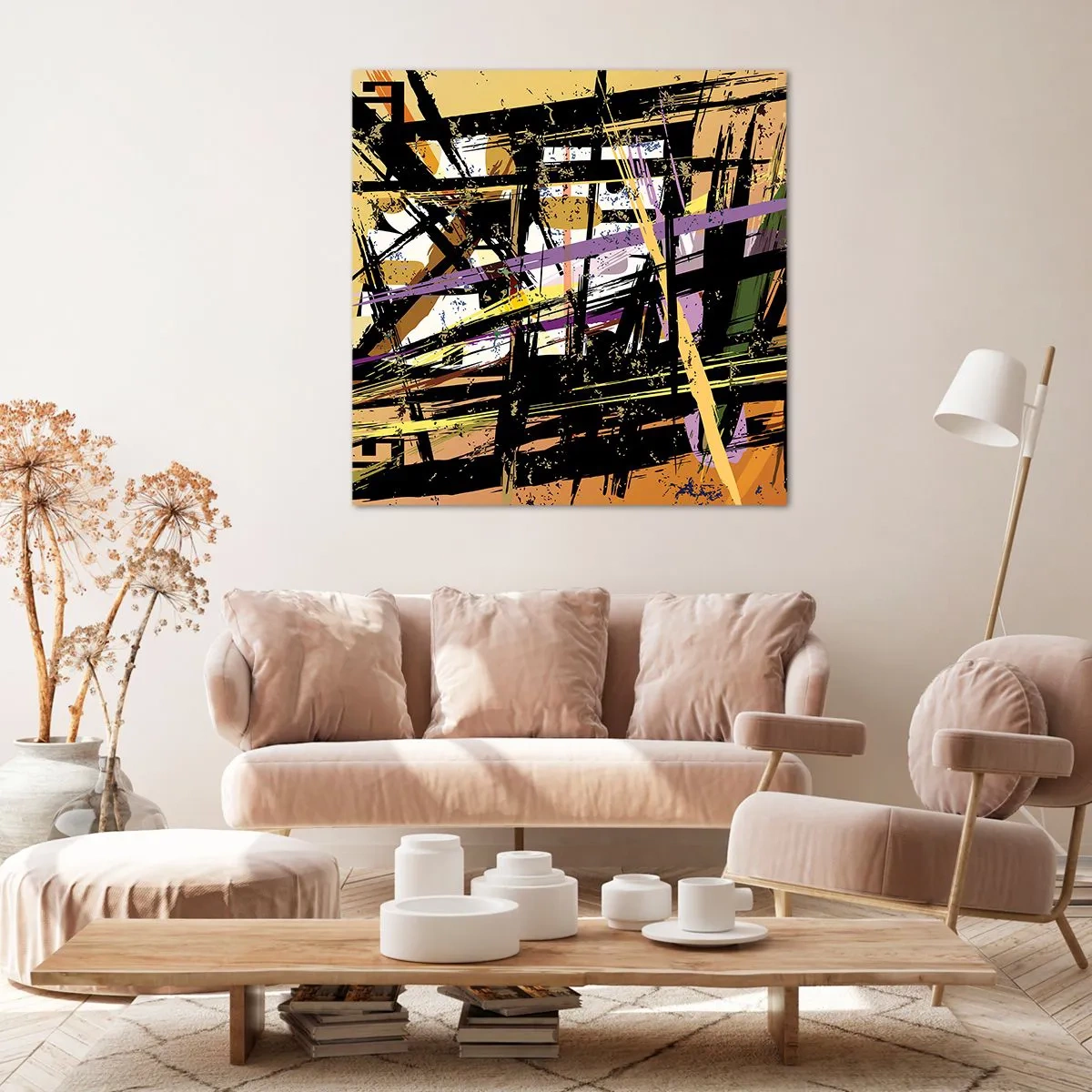 Obraz na plátne - Ostrý rez - 60x60 cm