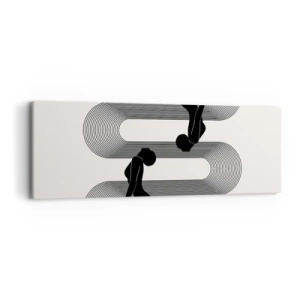 Obraz na plátne - Zmyselná symetria - 90x30 cm