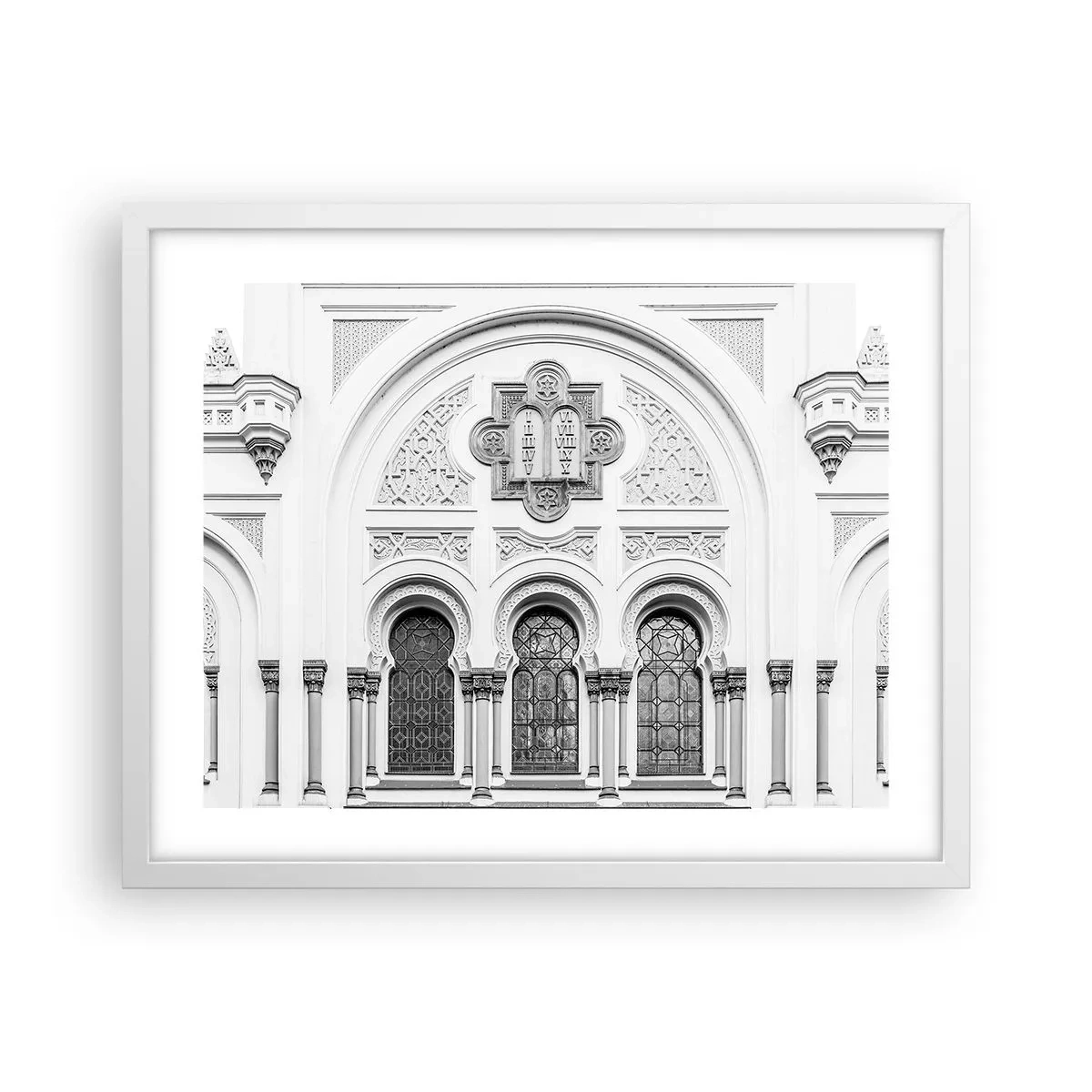 Plagát v bielom ráme - Na pomedzí kultúr - 50x40 cm