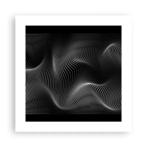 Plagát - Tanec svetla v priestore - 40x40 cm
