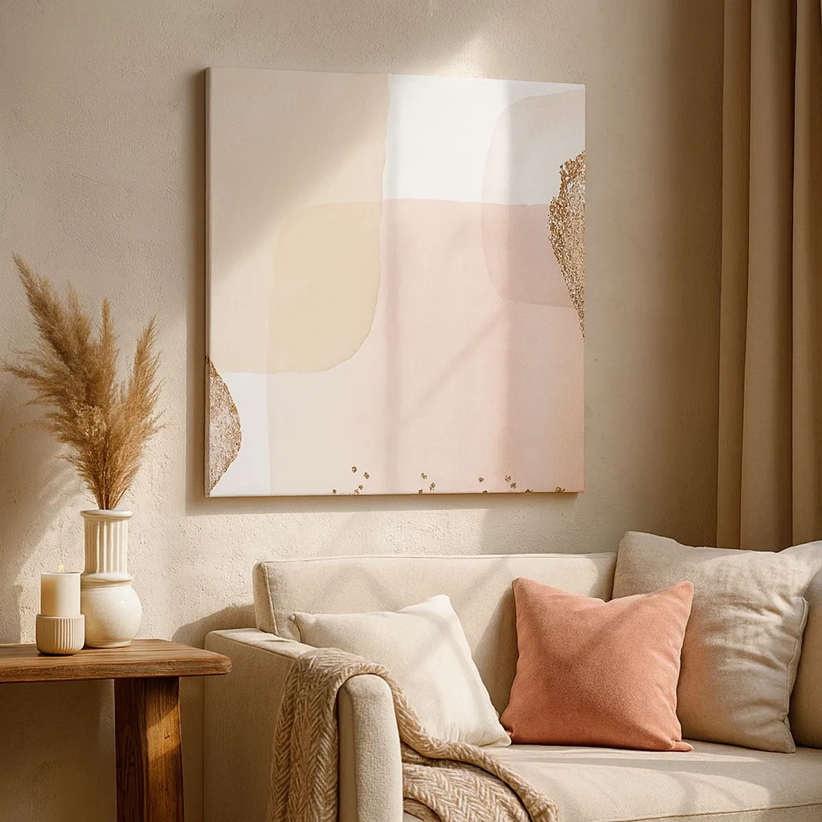 Obraz na plátne - Pohľad cez farby - 30x30 cm