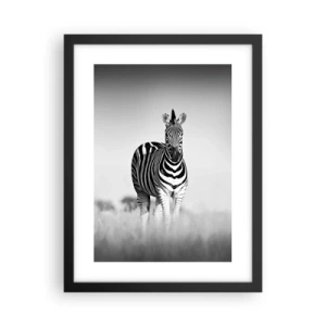 Plagát v čiernom ráme - A svet je aj tak čierno-biely - 30x40 cm