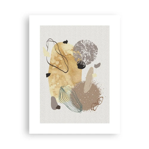 Plagát - Abstraktná slivka - 30x40 cm