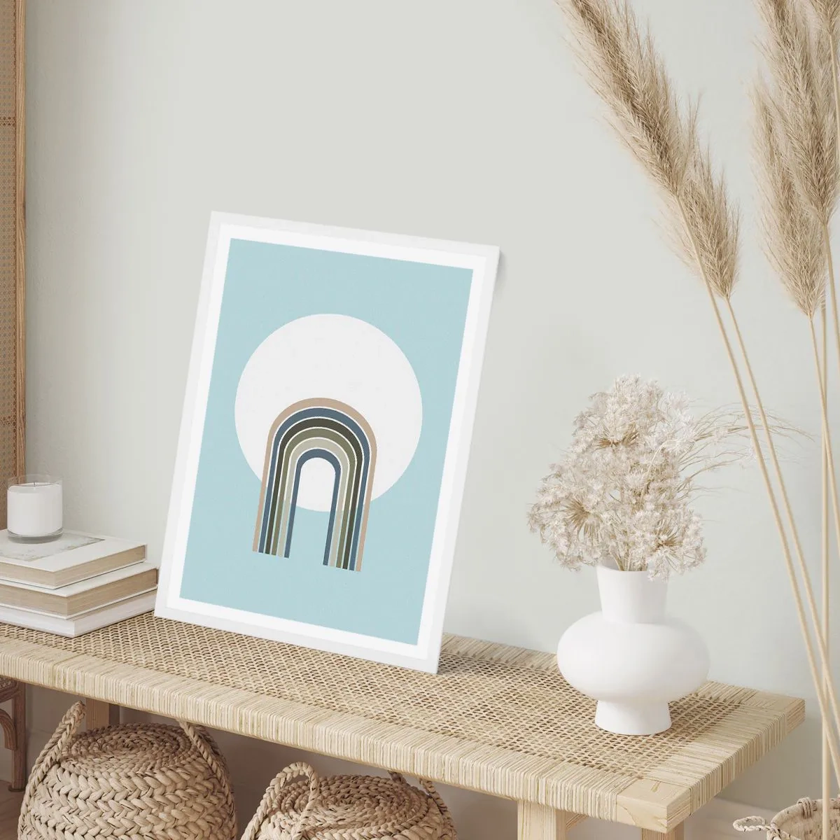 Plagát v bielom ráme - Neodolateľná príťažlivosť - 70x100 cm