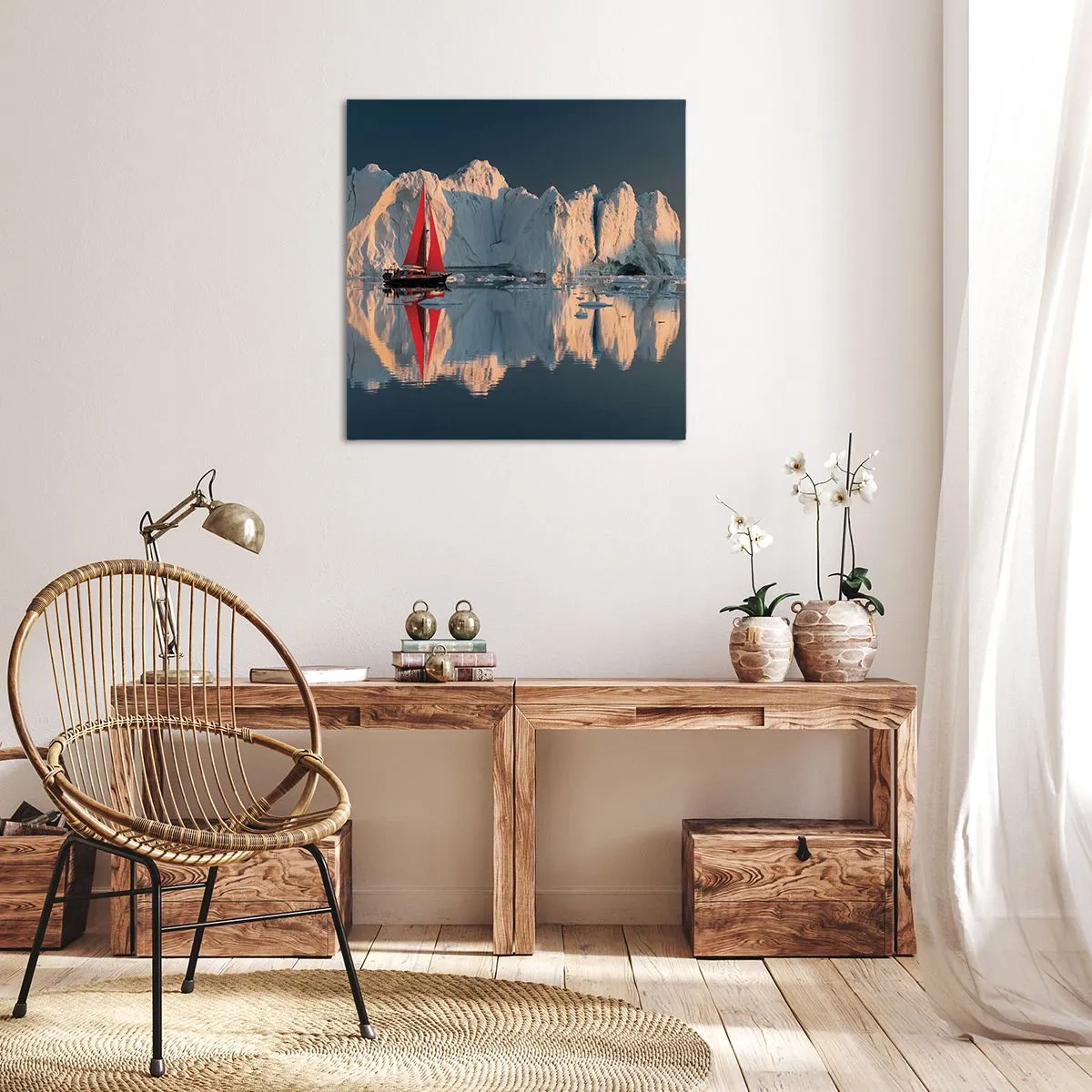 Obraz na plátne - Na okraji sveta - 70x70 cm