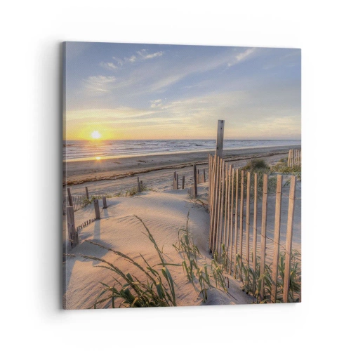 Obraz na plátne - Odlesk a tieň vetra - 70x70 cm