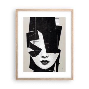 Plagát v ráme zo svetlého duba - Hlboko skryté - 40x50 cm