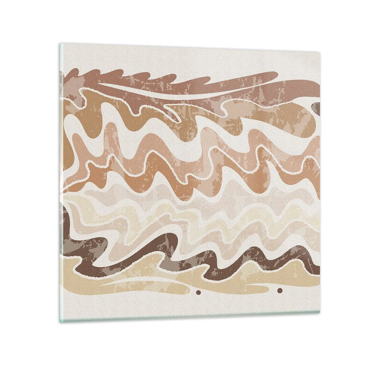 Obraz na skle - Dobrá energia – dobré emócie - 30x30 cm
