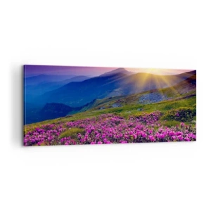 Obraz na plátne - …A okolo vonia kosodrevina a voňajú byliny - 100x40 cm