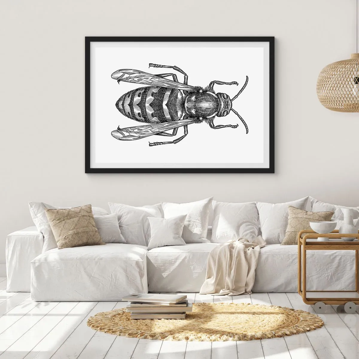 Plagát v čiernom ráme - Z hmyzej planéty - 70x50 cm