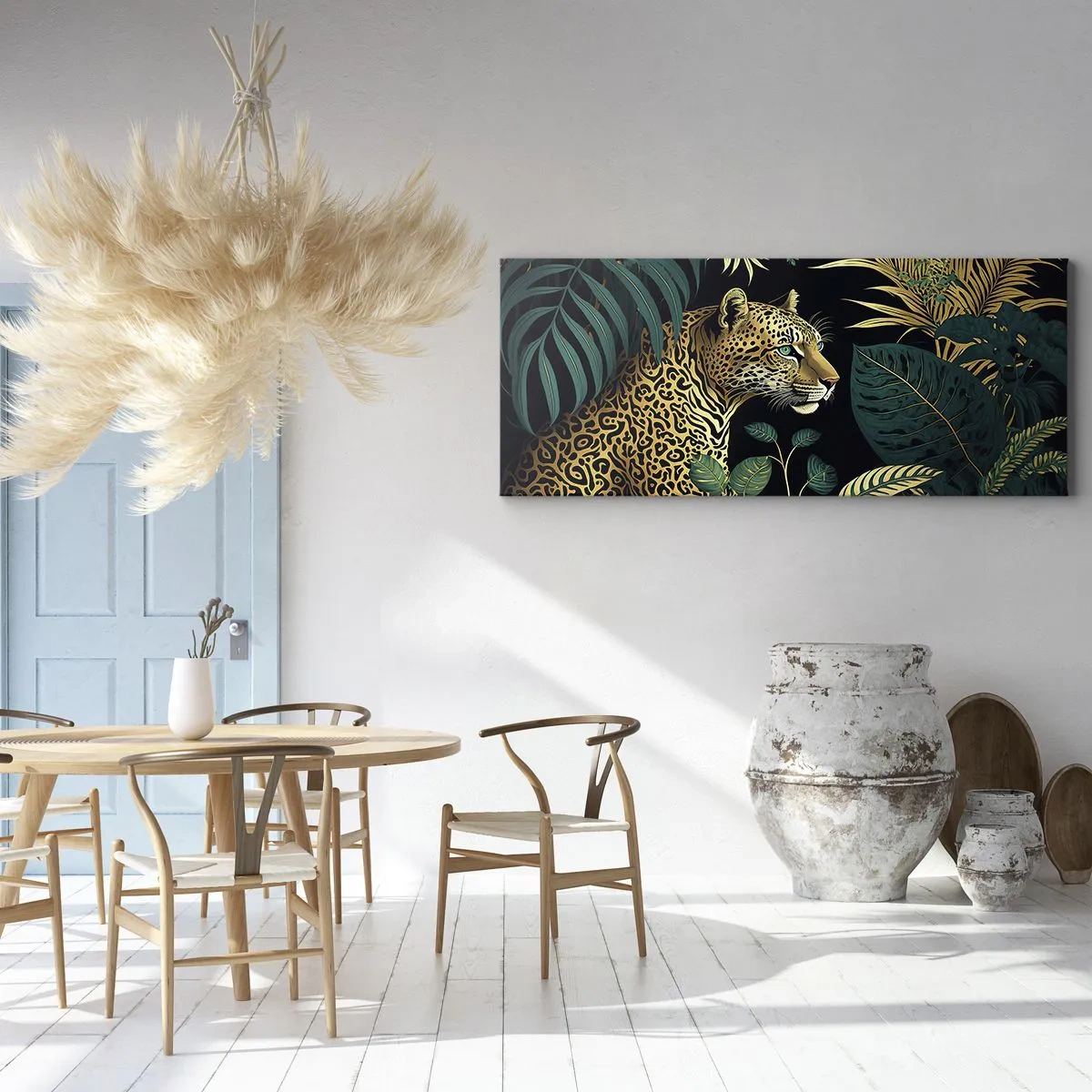 Obraz na plátne - Hospodár v džungli - 160x50 cm