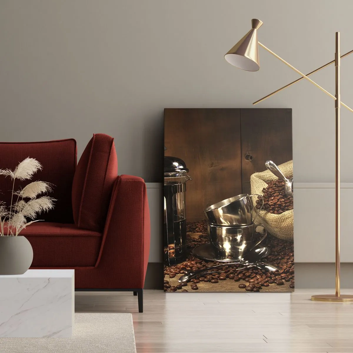 Obraz na plátne - Kúzlo kávy - aróma a chuť - 70x100 cm