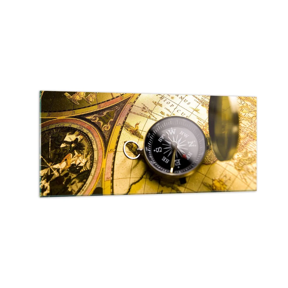 Obraz na skle - Čo tak na koniec sveta? - 120x50 cm