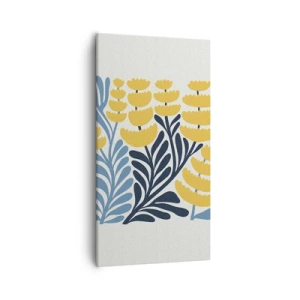 Obraz na plátne - Slnečný záhon - 55x100 cm