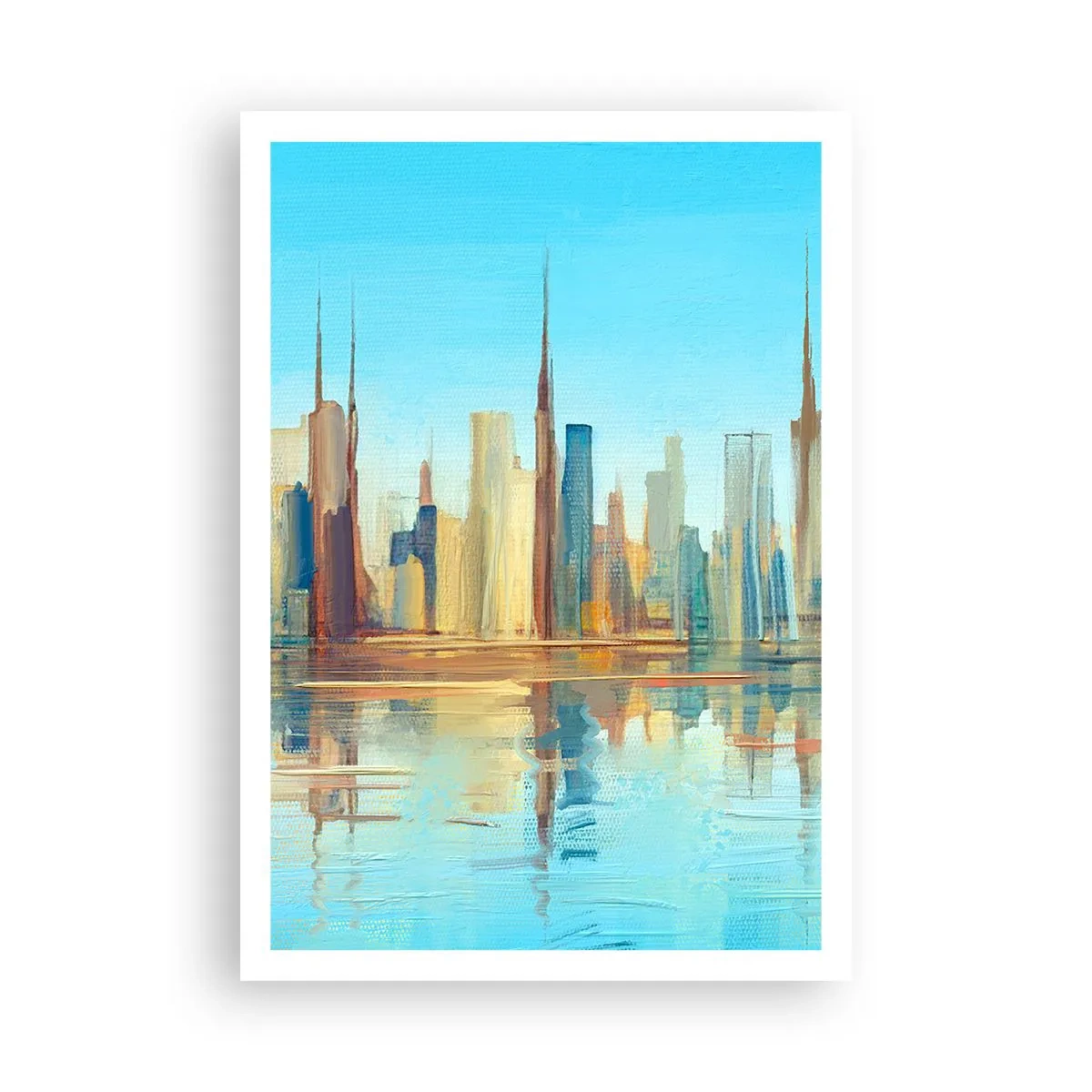 Plagát - Slnečná metropola - 70x100 cm