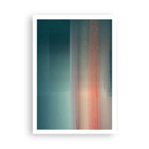Plagát - Abstrakcia: vlny svetla - 70x100 cm
