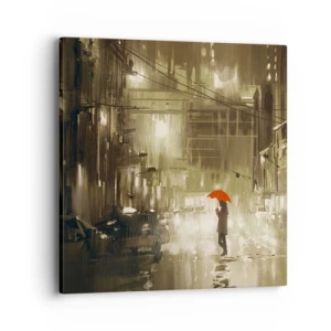 Obraz na plátne - Sama, ale nie osamelá - 40x40 cm