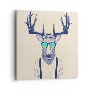 Obraz na plátne - A koho si čakal? - 30x30 cm