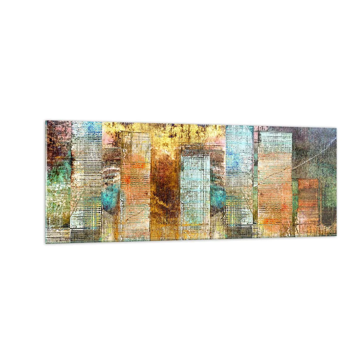 Obraz na skle - Slnečná metropola - 140x50 cm