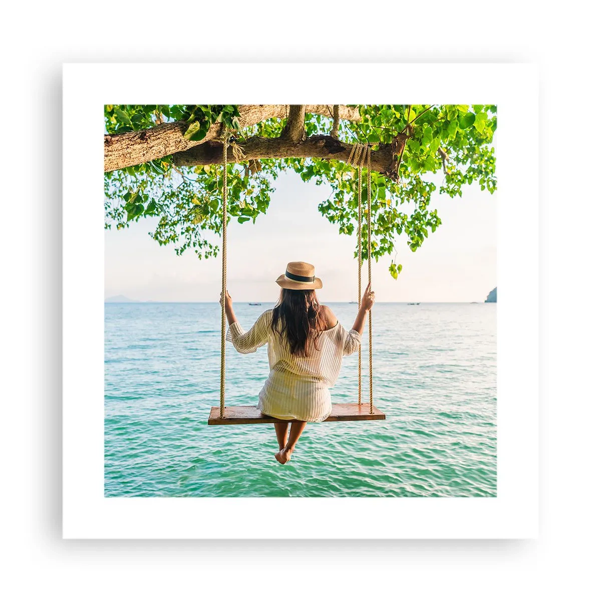 Plagát - Život je krásny - 40x40 cm